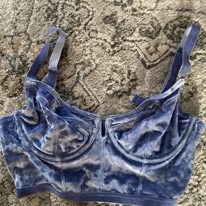 Free people velvet bralette